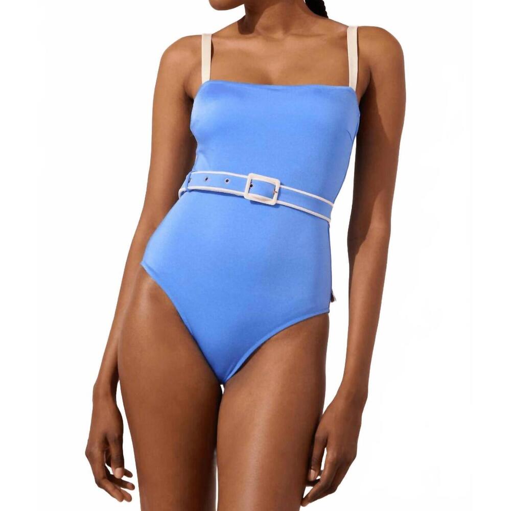 NEW PAOLITA sky athena one piece swimsuit in blue